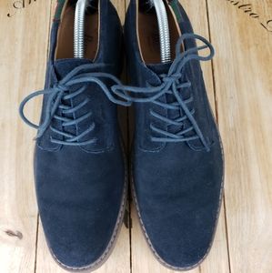 407000 GH Bass PASADENA BUCK II navy suede derby 10